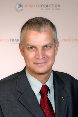 Daniel Schwerd, Mitglied der Piratenfraktion des Landtages NRW